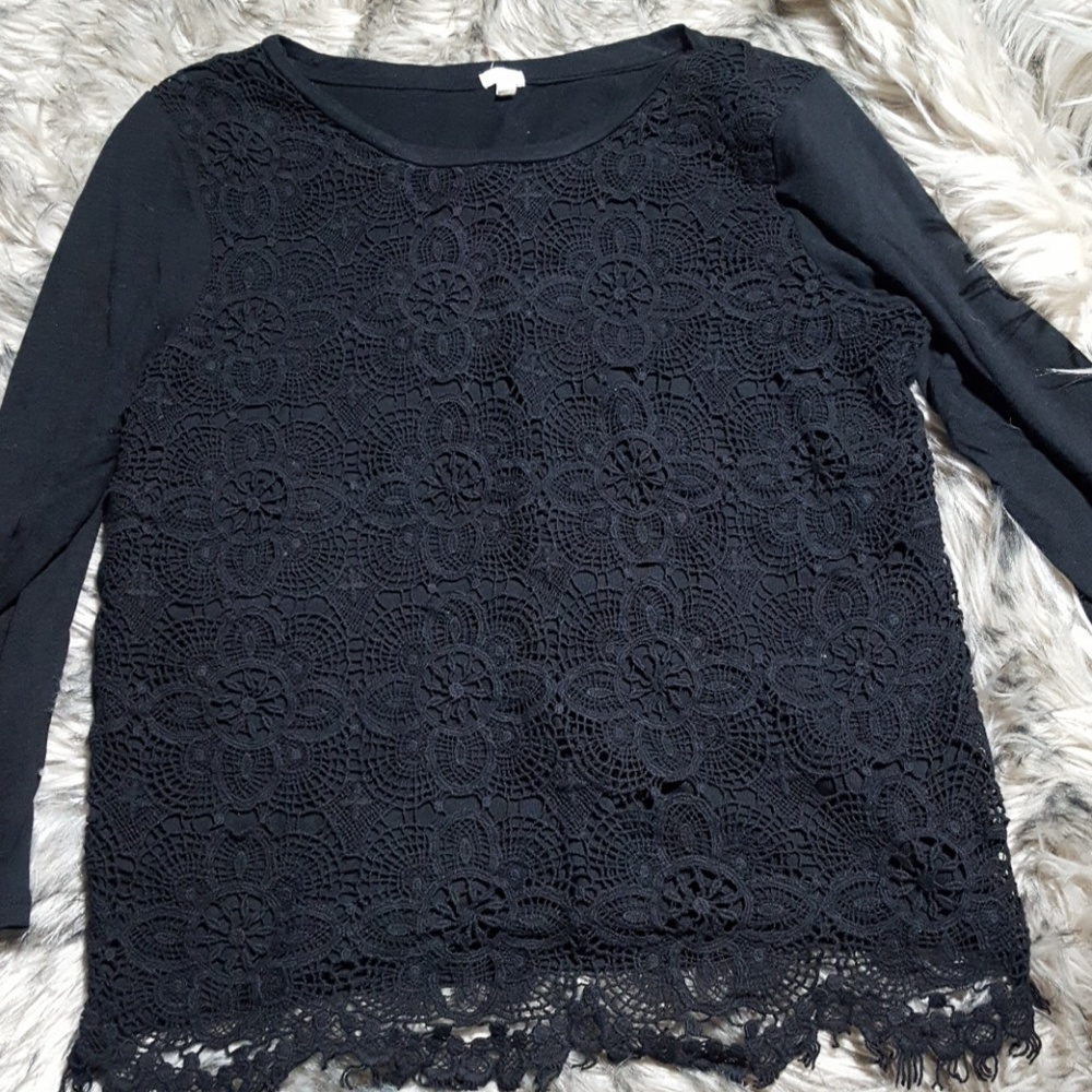 J. CREW Lace Top - Size M